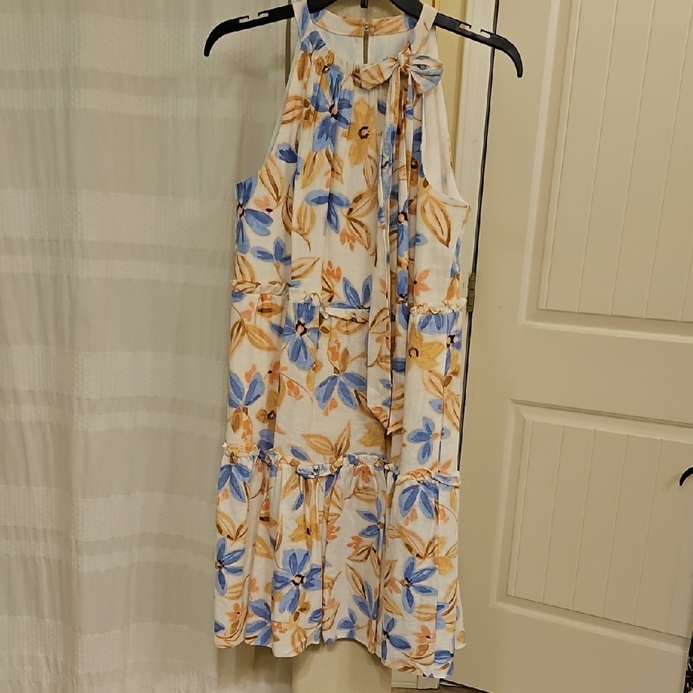 Vince Camuto Multicolor Patterned Dress